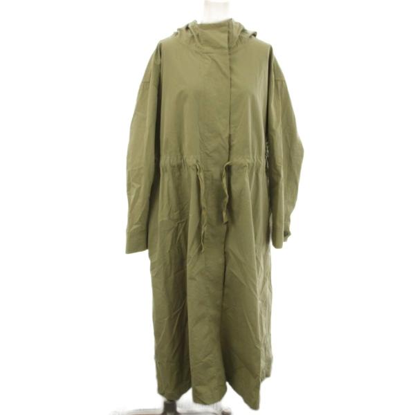 フレイアイディー FRAY I.D ウエストリボンモッズコート  0 カーキ フード /JP レディ...