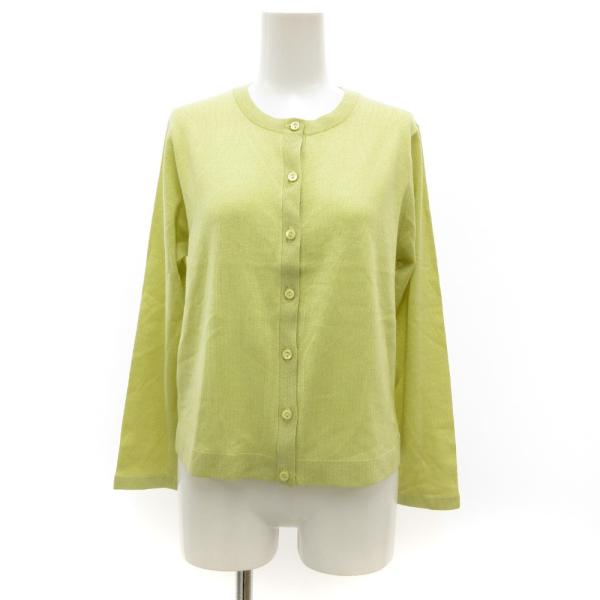 ノーリーズ Nolley's sophi カーディガン バンドカラー ラメ 38 黄 イエロー /J...