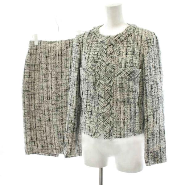アナイ ANAYI 21SS Eternal Line スラブミックスツィード セットアップ 上下 ...