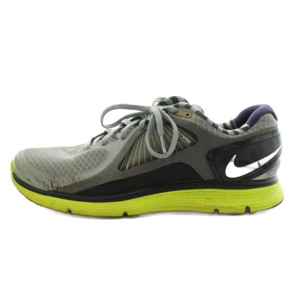 ナイキ NIKE スニーカー シューズ US9.5 27.5cm グレー 紫 パープル 408582...