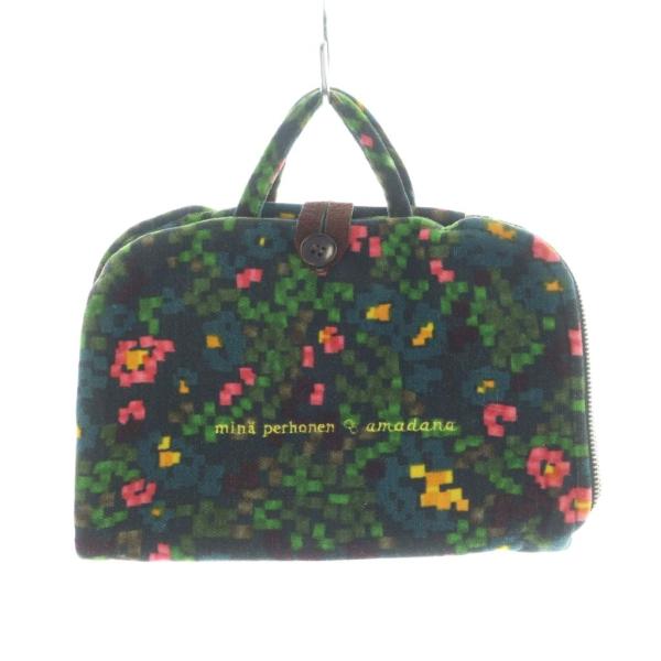 ミナペルホネン mina perhonen AMADANA コラボ ミニバッグ ハンド ポーチ マル...