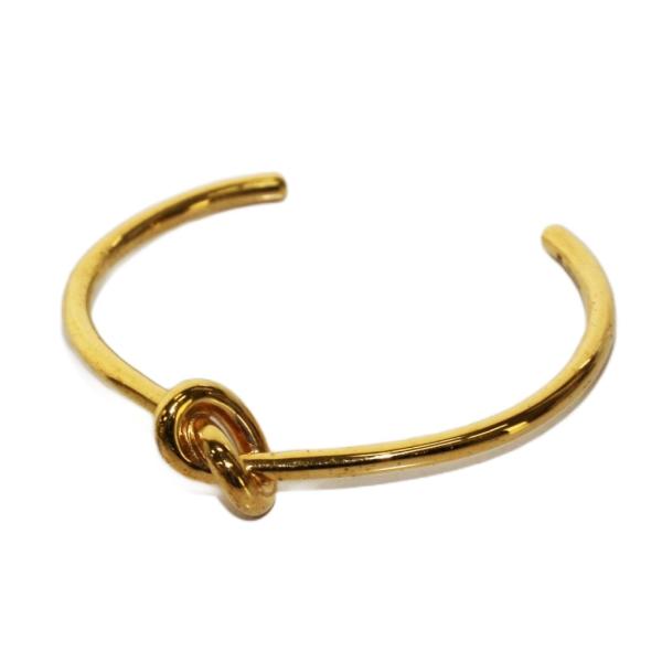 セリーヌ CELINE ノットエクストラシン M ブレスレット ゴールドカラー /KH レディース