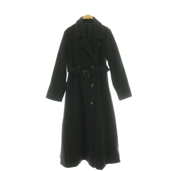 リゼクシー RESEXXY チェスターコート アウター F ブラック 黒 /CX レディース