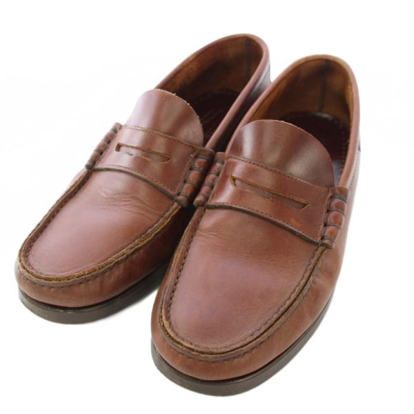 パラブーツ Paraboot コロー CORAUX ローファー シューズ レザー 24.5cm ブラ...