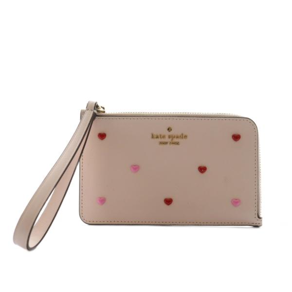 ケイトスペード KATE SPADE カードケース ピンク ハート柄 /AQ ■OS レディース