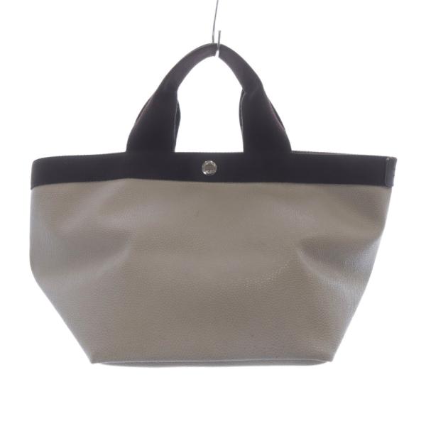 エルベシャプリエ Herve Chapelier ハンドバッグ トートバッグ ベージュ 茶色 ブラウ...