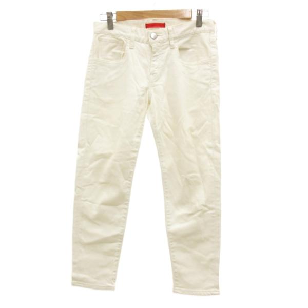 レッドカード RED CARD デニムパンツ ジーンズ ストレートシルエット 23 白 ホワイト /...