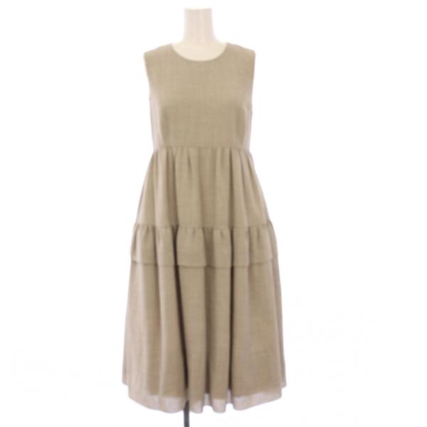 デイジーリンフォクシー DAISY LIN For FOXEY ふわふわワンピース ロング ノースリ...