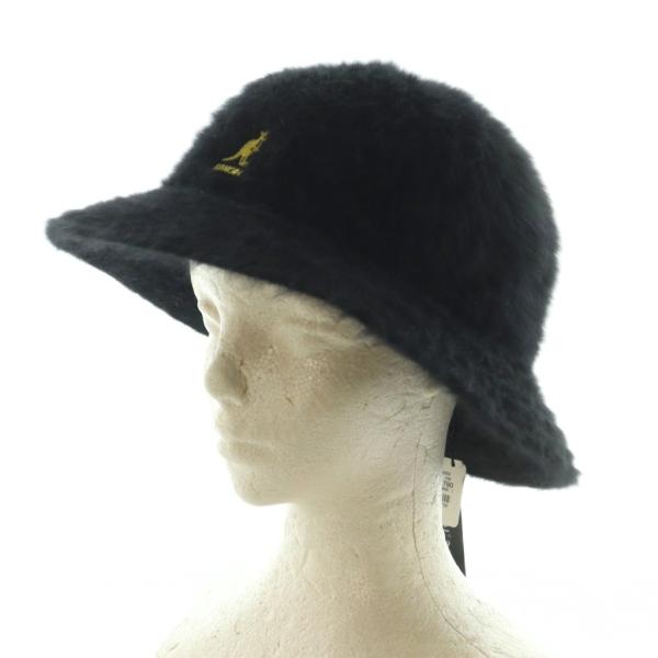 未使用品 カンゴール KANGOL 帽子 バケットハット アンゴラ混 XL 黒 /MI ユニセックス...