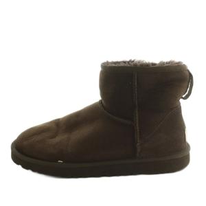 アグ オーストラリア UGG australia CLASSIC MINI ブーツ ショートブーツ US7 24.0cm 茶 /MI レディース