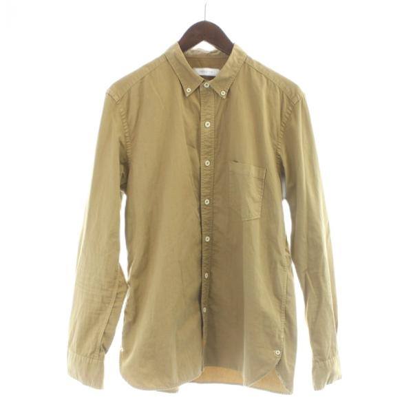 ノンネイティブ nonnative シャツ 2 ベージュ ボタンダウン 無地 長袖 /AP メンズ