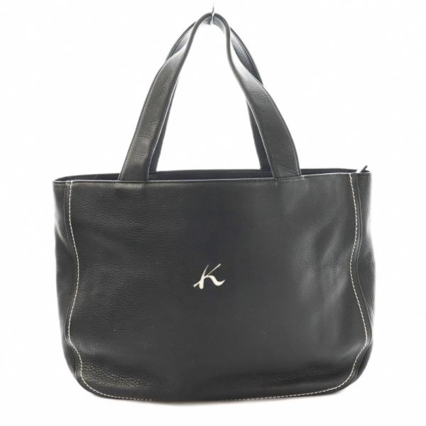 キタムラ Kitamura トートバッグ レザー 紺 ネイビー /SS ■OS レディース