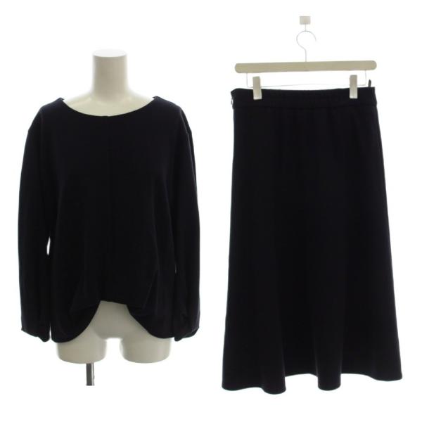 リフレクト Reflect セットアップ 11 黒 ブラック 無地 長袖 ミディ丈 /JP レディー...