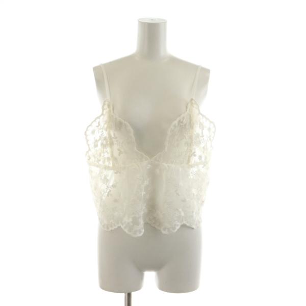 ジーナシス JEANASIS eL エル ビスチェ キャミソール レース F 白 ホワイト /RR ...