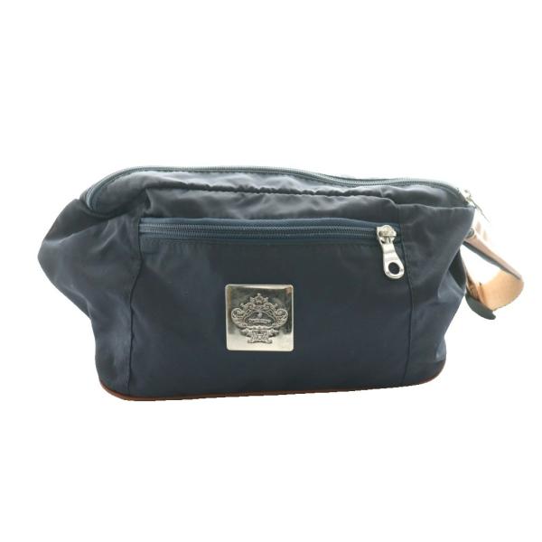 オロビアンコ OROBIANCO ボディバッグ ウエスト 紺 ネイビー 茶 ブラウン /SS ■OS...