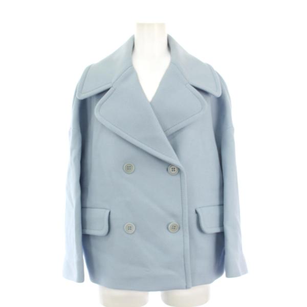 レッド ヴァレンティノ RED VALENTINO ダブルブレストウールショートコート Pコート ピ...