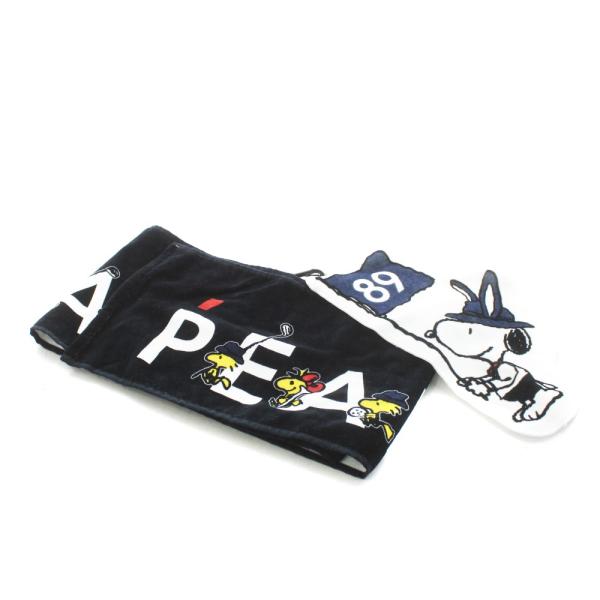 未使用品 パーリーゲイツ PEARLY GATES × ピーナッツ PEANUTS スヌーピー マフ...