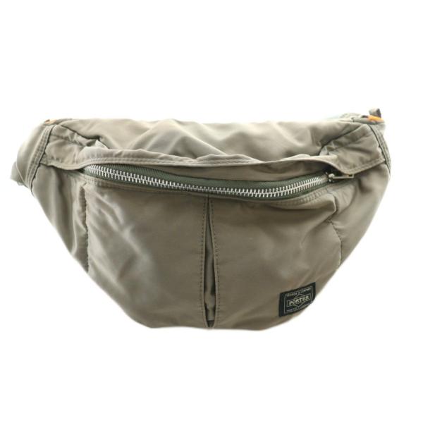 ポーター PORTER タンカー TANKER ウエストバッグ ボディ ブラウングレー /SS ■O...