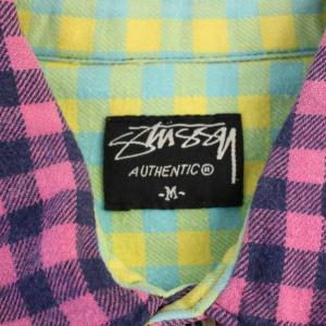 ステューシー STUSSY シャツ 半袖 チェ...の詳細画像2