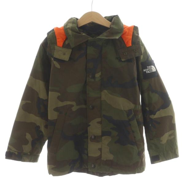 ザノースフェイス THE NORTH FACE コーチジャケット フード カモフラ 迷彩柄 120 ...