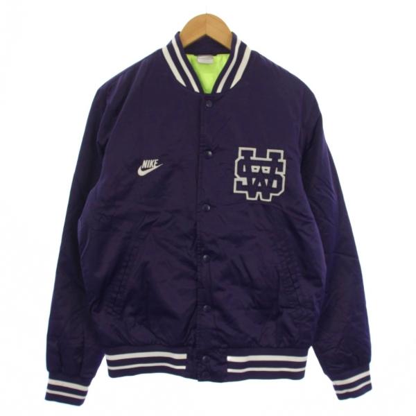 ナイキ NIKE スタジャン ジャケット ロゴ ナイロン M 紫 383813-535 /BM メン...