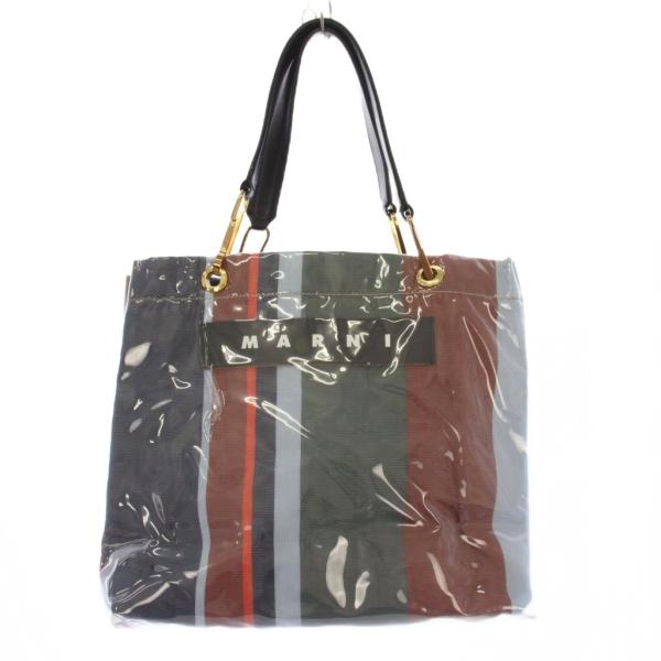 マルニ MARNI GLOSSY GRIP グロッシーグリップ トートバッグ ハンドバッグ ビニール...