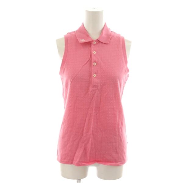 ラルフローレン RALPH LAUREN GOLF ポロシャツ 155/80A ピンク ドット柄 ノ...