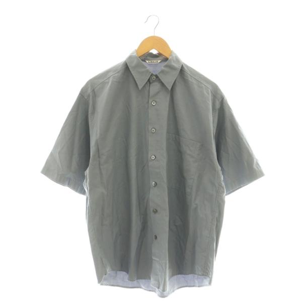オーラリー AURALEE WASHED FINX TWILL BIG HALF SLEEVED S...