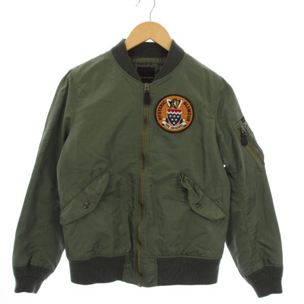 ヒステリックグラマー HYSTERIC GLAMOUR VIVA VIETNAM刺繍 MA-1 ブル...