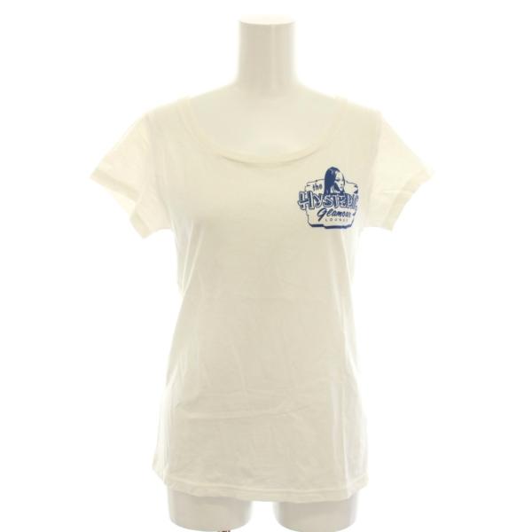ヒステリックグラマー Tシャツ カットソー ラウンドネック 半袖 ロゴ ヒスガール プリント FRE...