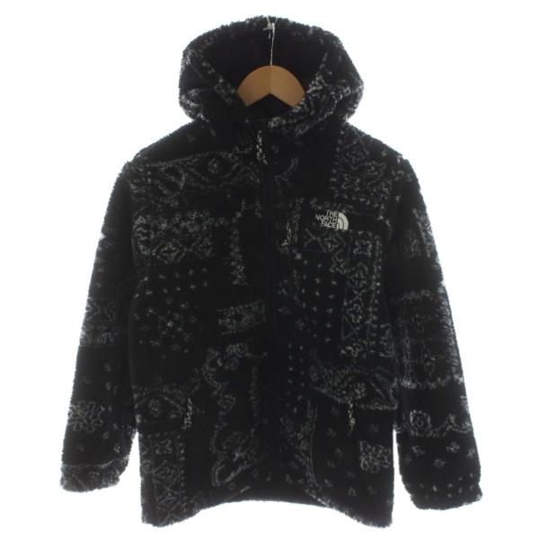 ザノースフェイス THE NORTH FACE フリースジャケット 総柄 ロゴ フード アウター 1...