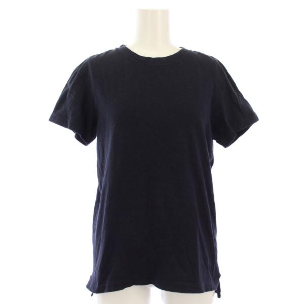 オーラリー AURALEE Tシャツ カットソー 半袖 クルーネック 1 ネイビー /TK レディー...