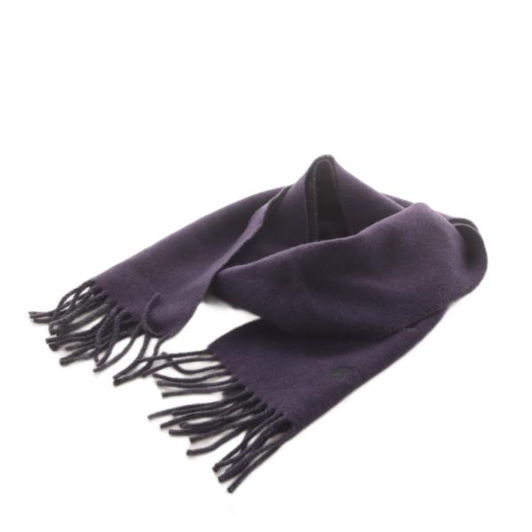 未使用品 ポロ ラルフローレン POLO RALPH LAUREN マフラー フリンジ ウール グレ...