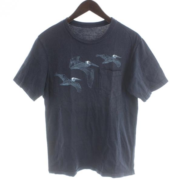 パタゴニア Patagonia Tシャツ 半袖 オーガニックコットン S 紺 ネイビー /AP レデ...