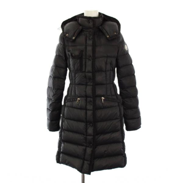 モンクレール MONCLER HERMINE ダウンコート フーディ ミドル丈 00 黒 B2093...