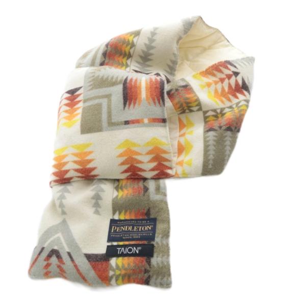 ペンドルトン PENDLETON TAION ダウンマフラー  アイボリー /YO15 メンズ レデ...