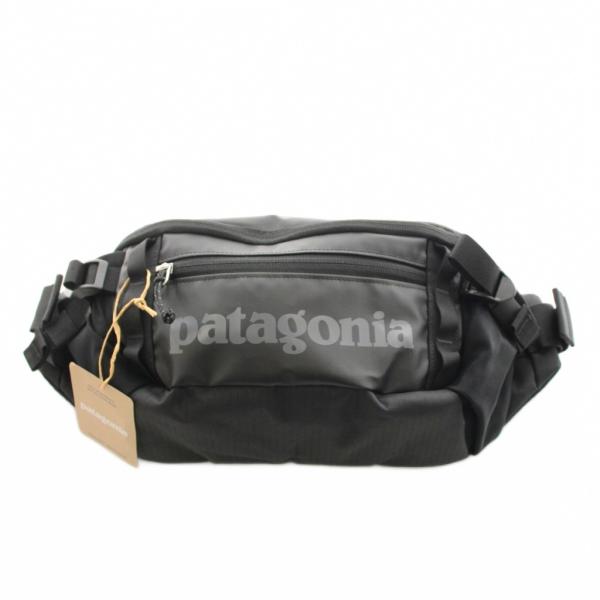 未使用品 パタゴニア Patagonia ウエストバッグ ボディバッグ ロゴ 黒 ブラック 4928...