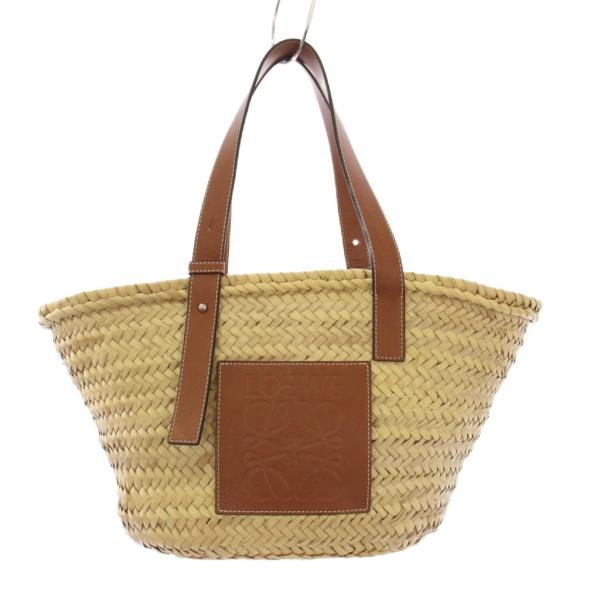 ロエベ LOEWE Large バスケットバッグ かごバッグ トートバッグ ベージュ /KH ■OH...