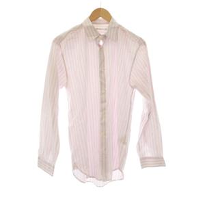 マークジェイコブス MARC JACOBS シャツ 44 ピンク ブルー ストライプ柄 長袖 /JP メンズ
