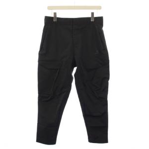 未使用品 ナイキ テックユナイテッドウーブンパンツ ジップフライ ストレッチ ロゴ ワンカラー 30 黒 ブラック タグ付き DH3867-010