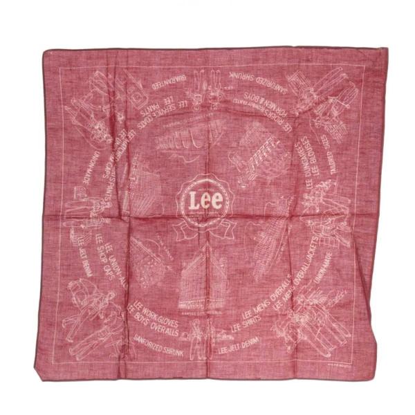 リー LEE ハンカチ バンダナ 総柄 赤 レッド /SR メンズ