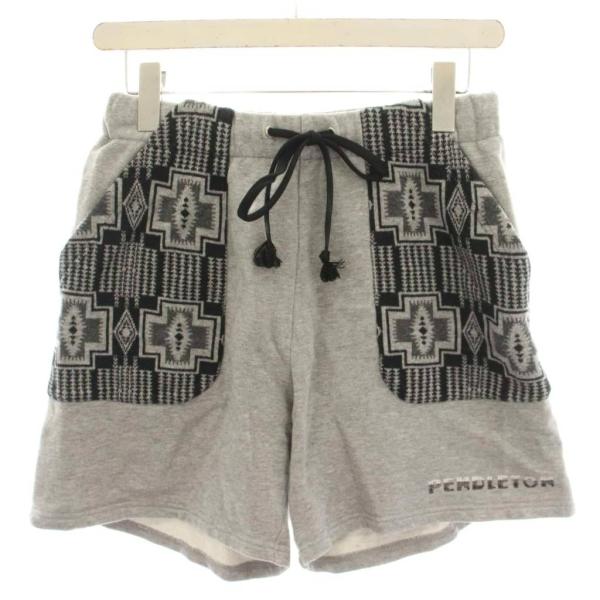 ペンドルトン PENDLETON ショートパンツ ハーフパンツ スウェットパンツ イージー M グレ...