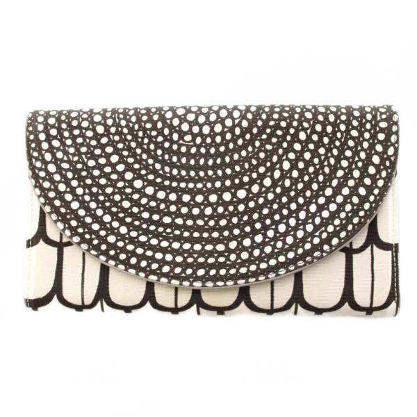 マリメッコ marimekko キッピス柄 マルチケース クラッチバッグ セカンドバッグ キャンバス...