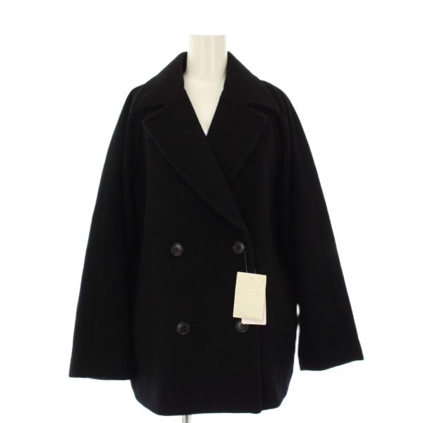 未使用品 ジャーナルスタンダード レリューム 25AW 尾州ウールショートPコート ピーコート ハー...