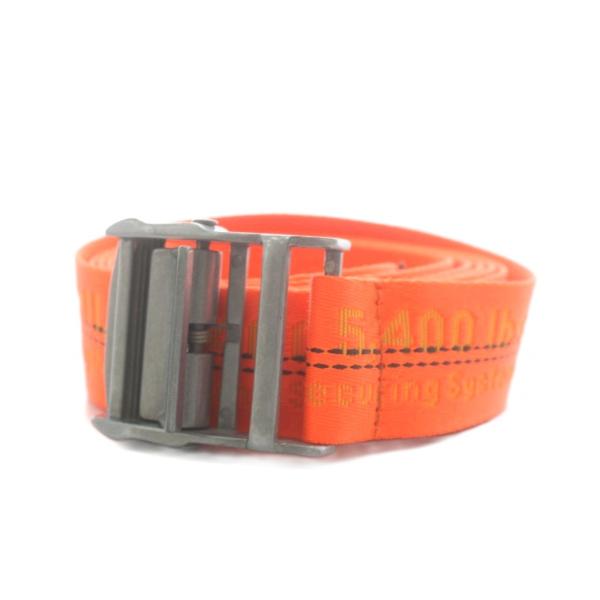 オフホワイト OFF WHITE インダストリアルベルト INDUSTRIAL BELT ロゴ オレ...