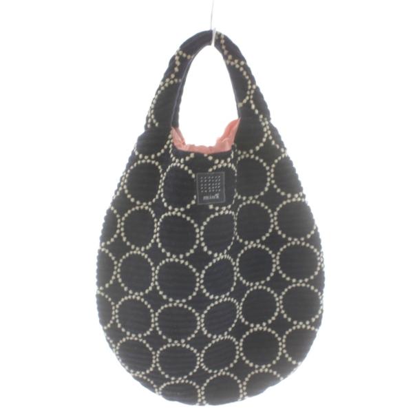 ミナペルホネン mina perhonen TAMBOURINE egg bag ハンドバッグ 刺繍...