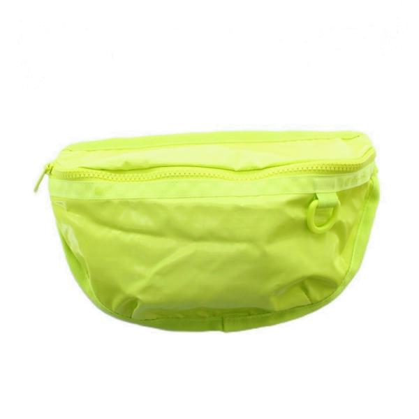 レスポートサック LesportSAC ボディバッグ ショルダーバッグ 蛍光黄緑 無地 ジッパー開閉...