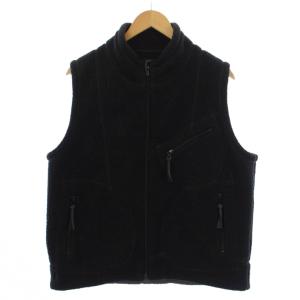 ポータークラシック Porter Classic FLEECE ZIP VEST ベスト ジャケット ジップアップ ハイネック フリース 2 黒 /BM メンズ