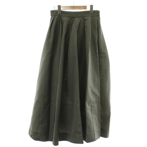 アメリヴィンテージ Ameri VINTAGE 21SS フレアスカート M カーキ プリーツ ロン...