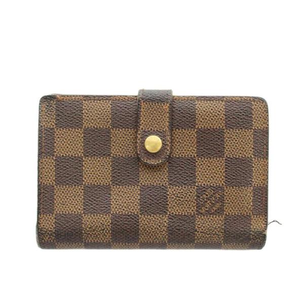 ルイヴィトン LOUIS VUITTON ダミエ ポルトフォイユヴィエノワ 財布 二つ折り 小銭入れ...